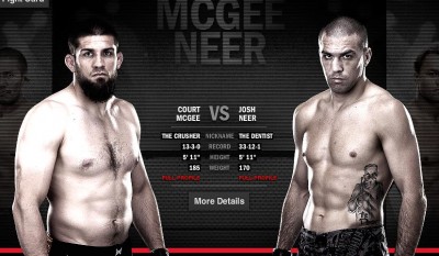 UFC 157, Josh Neer, Court McGee