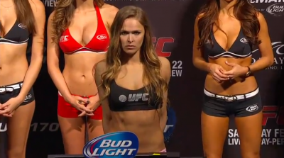 ronda rousey-ufc170-weigh in