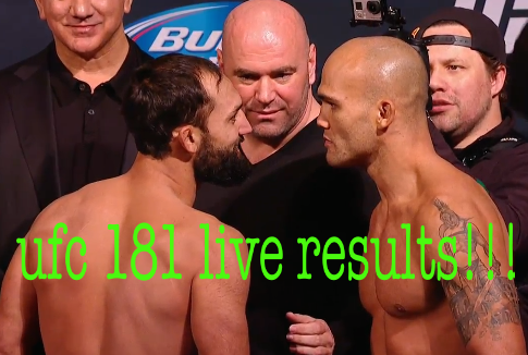 ufc 181 results