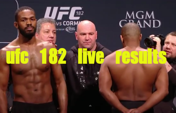 ufc 182 results