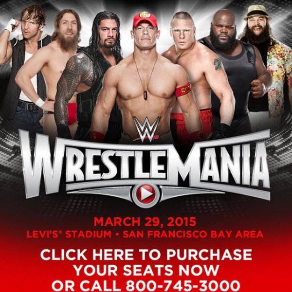 Full Wrestlemania card and odds