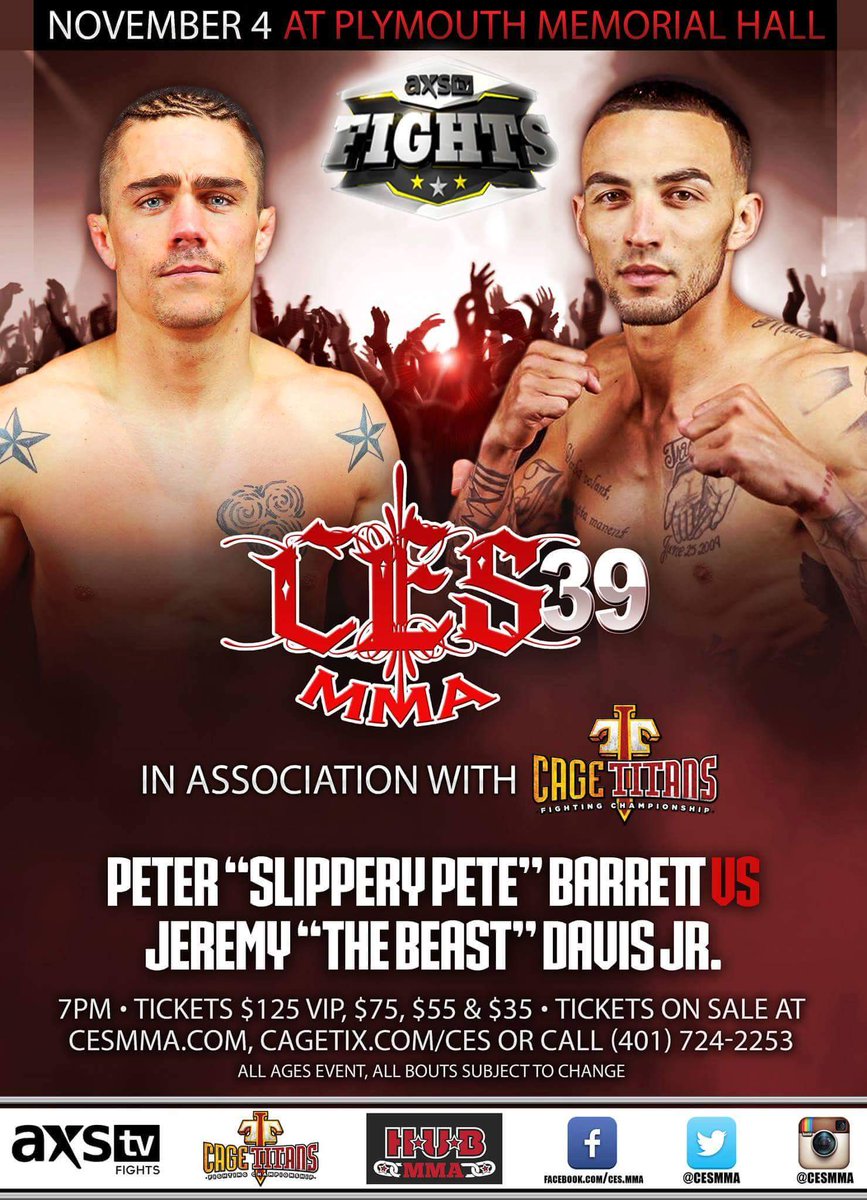 Five Questions With CES MMA 39’s Peter Barrett
